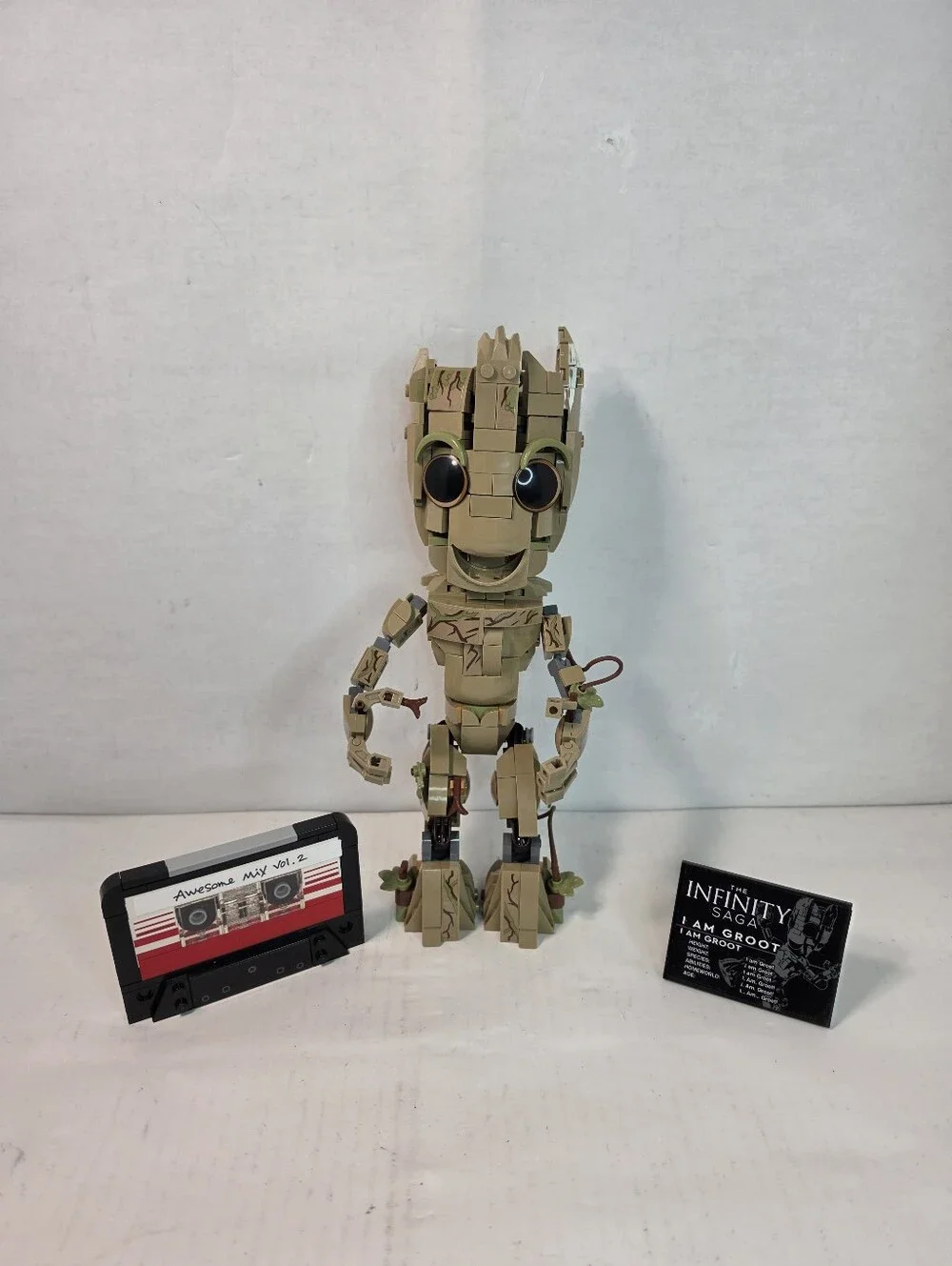 Lego Marvel Studios The Infinity Saga I am Groot model (set number 76217).